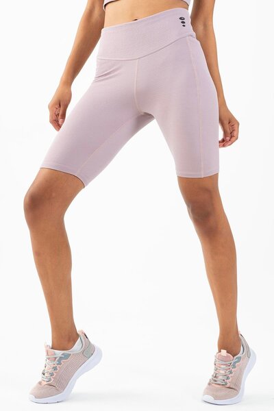 MARATON شورت نسائي أرجواني اللون من Biker