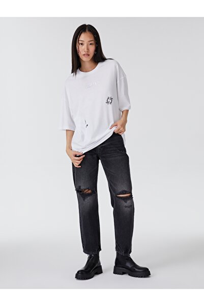 Loft Women's White T-Shirt - Lf 2031160