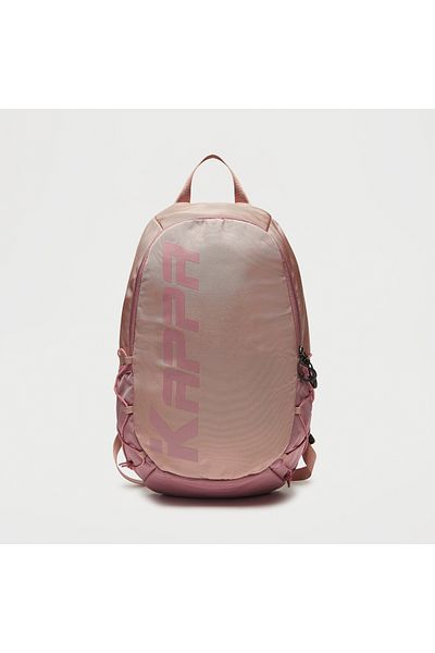 Kappa Logo Print Backpack with Adjustable Shoulder Straps and Zip Closure