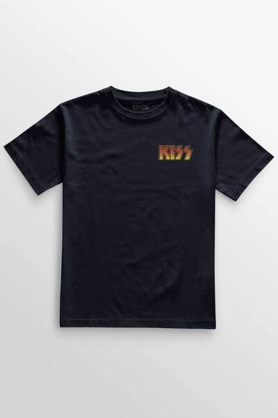 Kretas Unisex tamnoplava T-shirt majica s prednjim dijelom albuma "Kiss The D...