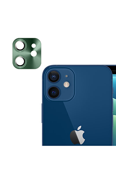bestdijital iPhone 12 Mini / İphone 11 Uyumlu Metalik Seri Kamera Lens Koruyu...