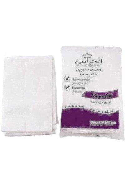 LAVENDER مناشف للاستخدام مرة واحدة (25 قطعة)، من الخيزران، باللون الأبيض، من ...