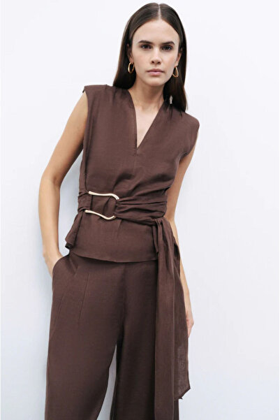 Nocturne Bel Aksesuar Detaylı Bluz