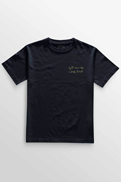 Kretas Unisex tamnoplava T-shirt Reci svojoj mački da sam rekao psps mačka sm...