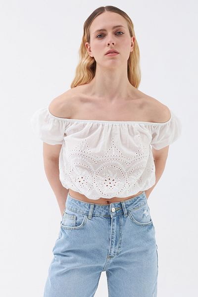 Loft بلوزة نسائية بقصة عادية وأكمام طويلة