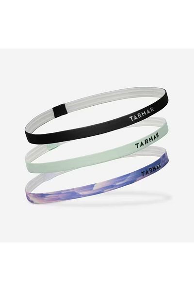 Decathlon Women's Basketball Headband Set - Black/Green/Purple