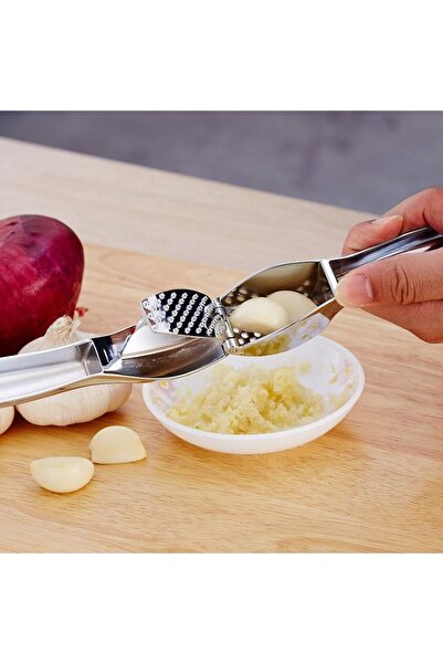 HF Garlic Crusher and Grinder with Strong Stainless Steel Frame