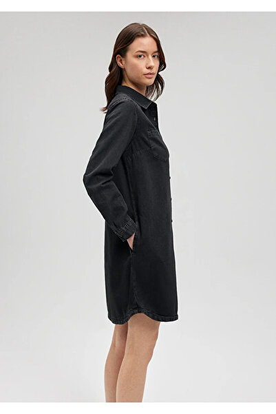 Mavi Women's Black Denim Dress