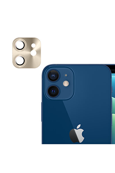 bestdijital iPhone 12 Mini / İphone 11 Uyumlu Metalik Seri Kamera Lens Koruyu...