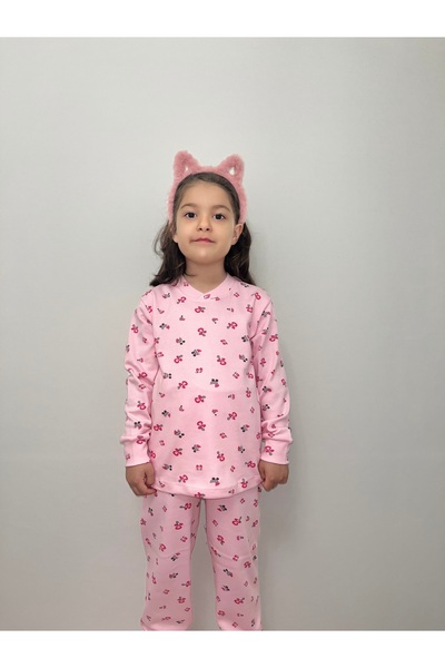 JUNİOR TİAMO Çocuk Uzun Kollu Pamuklu Pijama Takımı