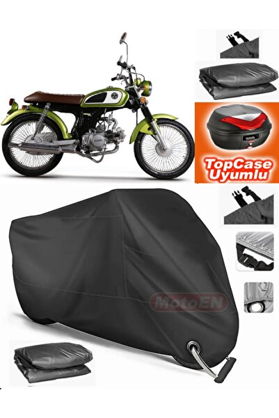 MotoEN قفل أسود متوافق مع Kuba RX9 50 قماش القنب Topcase الخلفي حقيبة متوافقة...