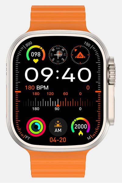 HooToo U9plus Ultra Smart Watch, Orange