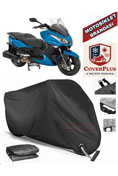 MotoEN Black Lock Compatible Kanuni Reha 250 Motor Tarpaulin Motorcycle Tarpa...