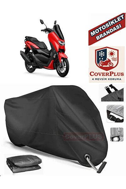 MotoEN Black Lock Compatible Yamaha Nmax 125 Motor Tarpaulin Motorcycle Tarpa...