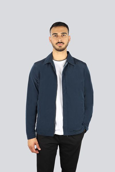 PAUL&SHARK Men's Regular Fit Notch Collar Zippered Pocket and Long Sleeve Navy Blue Jacket 25412161 -013