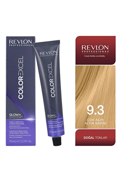 Revlon Professional Color Excel 9.3 Altın Çok Açık Kumral Yarı Kalıcı Saç Boy...