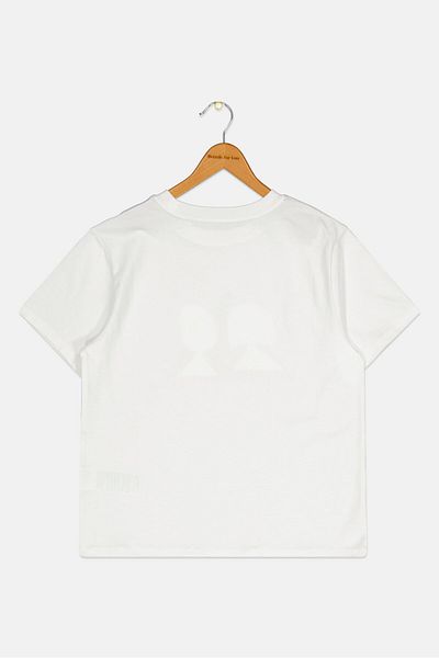 Esprit Kids Boy Graphic Printed Short Sleeve T-shirt, White