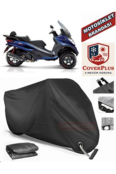 MotoEN قفل أسود متوافق مع بياجيو MP3 500 موتور القماش المشمع للدراجات النارية...