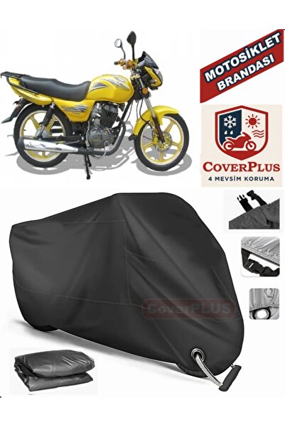 MotoEN Black Lock Compatible Arora Ar 100-19 Elegant Motor Tarpaulin Motorcyc...