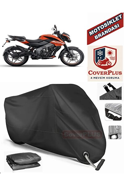 MotoEN Black Lock Compatible Bajaj Pulsar Ns 125 Motor Tarpaulin Motorcycle T...