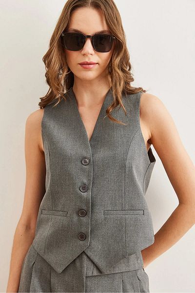 İKLİM LİFE Lined Vest with Back Belt