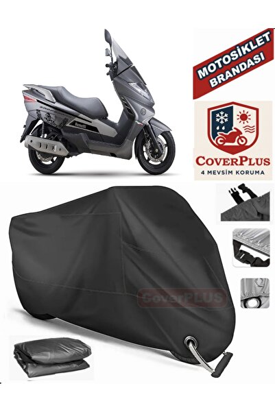 MotoEN Black Lock Compatible Benelli Zafferano Motor Tarpaulin Motorcycle Tar...
