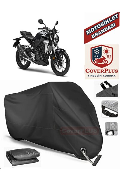 MotoEN Black Lock Compatible Honda Cb 250 R Motor Tarpaulin Motorcycle Tarpau...