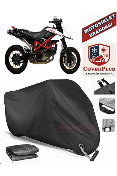 MotoEN Black Lock Compatible Ducati Hypermotard 1100 Evo Sp Motor Tarpaulin M...