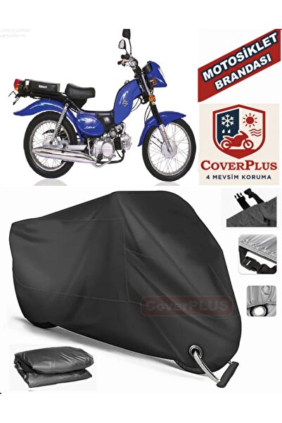 MotoEN Black Lock Compatible Kanuni Zebra 90 Motor Tarpaulin Motorcycle Tarpa...