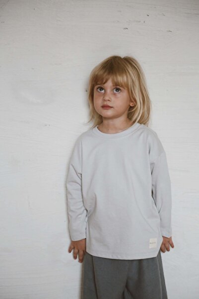 OhlalaKoala Μακρυμάνικο γκρι Basic μπλουζάκι