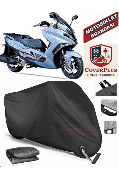 MotoEN قفل أسود متوافق مع Arora GT 250 Motor Tarpaulin دراجة نارية من القماش ...