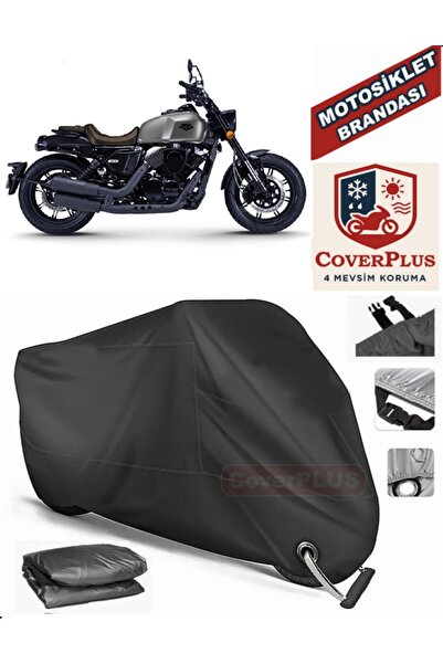 MotoEN Black Lock Compatible Rks K-Light 202 Motor Tarpaulin Motorcycle Tarpa...