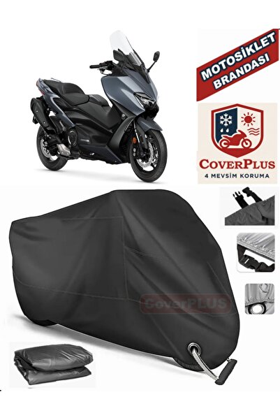 MotoEN Black Lock Compatible Yamaha 2024 Tmax Tech Max Motor Tarpaulin Motorc...