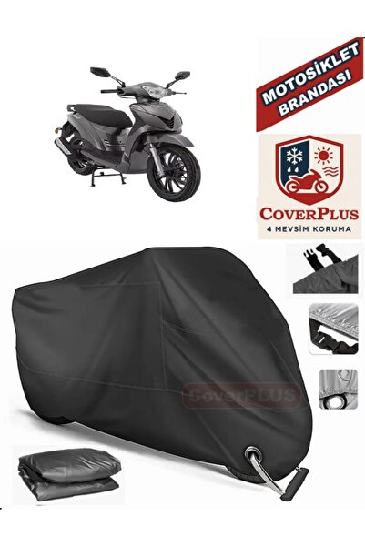 MotoEN Black Lock Compatible Mondial 125 Prostreet Motor Tarpaulin Motorcycle...