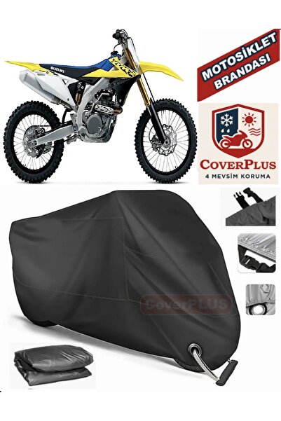 MotoEN قفل أسود متوافق مع سوزوكي RM Z250 موتور القماش المشمع دراجة نارية القم...