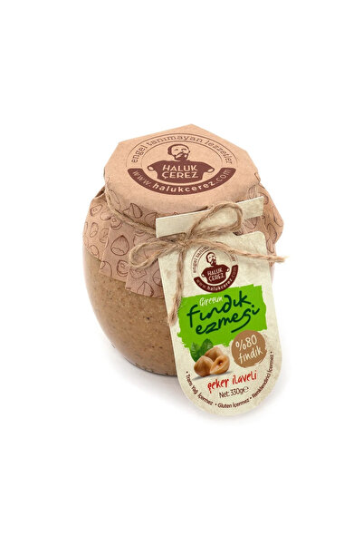 HALUK ÇEREZ Şeker İlaveli Giresun Fındık Ezmesi 500 Gram