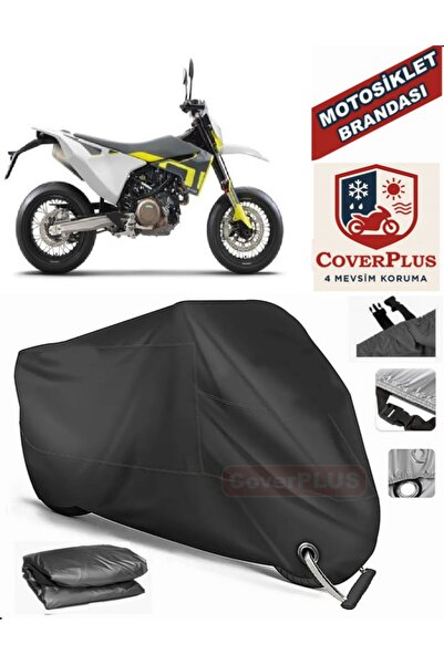 MotoEN Black Lock Compatible Husqvarna Supermoto 701 Motor Tarpaulin Motorcyc...