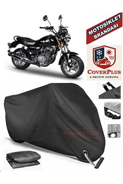 MotoEN Black Lock Compatible Motoran Crazy 125 Motor Tarpaulin Motorcycle Tar...