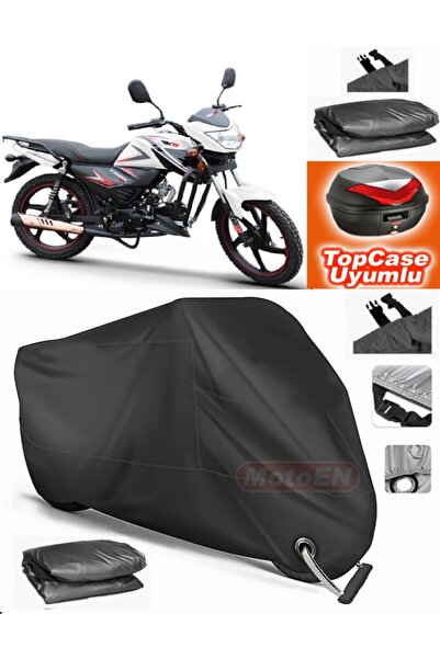 MotoEN قفل أسود متوافق مع Rks X Power 50 من القماش المشمع Topcase الخلفي المت...