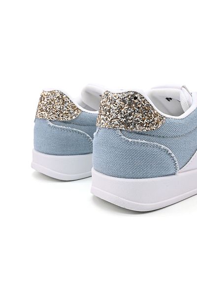 Tmall Pantofi sport pentru femei, din piele ecologică, D1405, albaștri