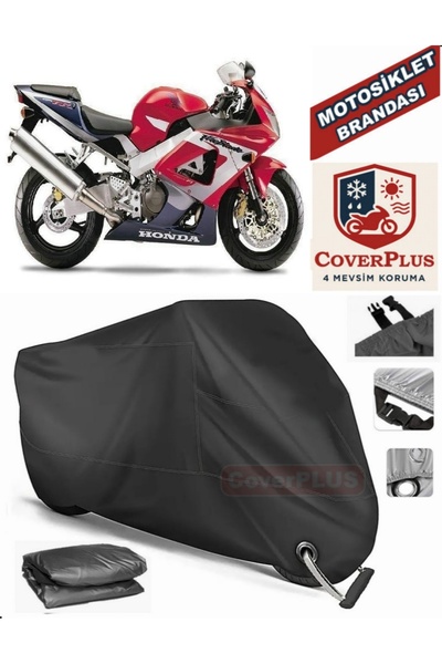 MotoEN Black Lock Compatible Honda Cbr 929 Rr Motor Tarpaulin Motorcycle Tarp...