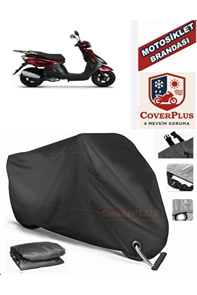 MotoEN Black Lock Compatible Rks Rico Motor Tarpaulin Motorcycle Tarpaulin Co...
