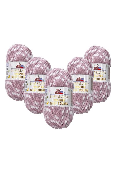 Himalaya Dolphin Baby Colors Velvet Rope 5 Pack - 80428 - 100 Gr. 120 Mt.