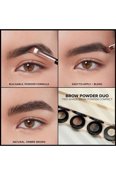Anastasia Beverly Hills - بودرة حواجب ثنائية - جرانيت - بني داكن بارد 0.8 جرام