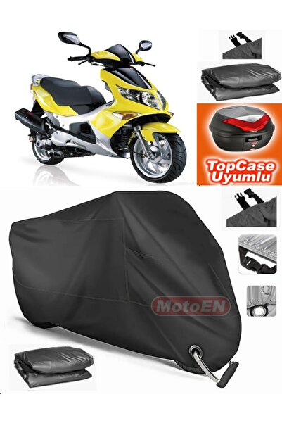 MotoEN قفل أسود متوافق مع القانوني Bobcat 150 قماش القنب Topcase الخلفي حقيبة...
