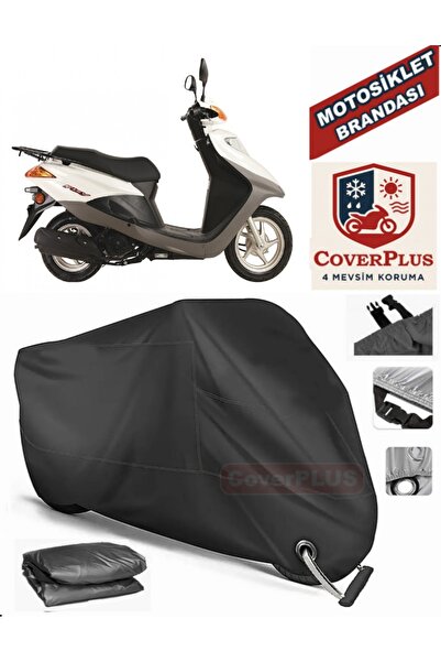 MotoEN Black Lock Compatible Honda Fizy 125 Motor Tarpaulin Motorcycle Tarpau...
