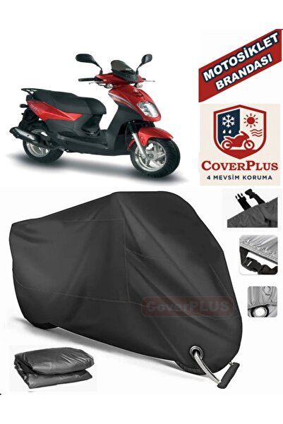 MotoEN قفل أسود متوافق مع Sym Symply 125 Motor Tarpaulin دراجة نارية قماش الق...