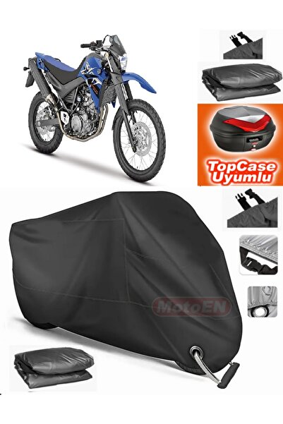 MotoEN قفل أسود متوافق مع Yamaha XT 660 R من القماش المشمع Topcase الخلفي الم...