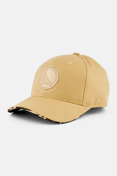 NBA Kids Boy Golden State Warriors Snap Back Cap, Beige