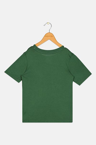 NBA Toddlers Boy Graphic Print Short Sleeves Basketball T-Shirt, Green